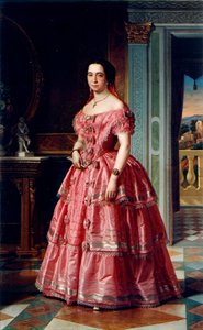 portræt af en dame af Angel María Cortellini