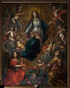 Sognekirke (Saint George Parish Church). Interiør. Marias antagelse. Nicolas de Liemaeckere. 1640.