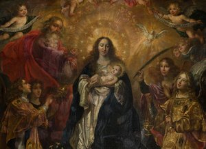 Sognekirke (Saint Walburga Kirke). maleri. Nicolas DeLiemaeckere.
