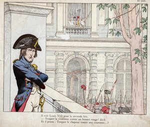 Han så Ludvig XVI for anden gang (Invasion of the Tuileries, 20. juni af pseudonym for Onfray de Breville Jacques Job
