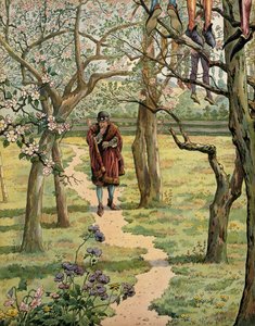 Frankrigs historie i middelalderen (middelalderen): Kong Ludvig XI sagde den forsigtige (1423-1483) i haverne til slottet Plessis-les-Tours (Plessis les Tours) (Plessis-les-Tours) (Plessis Lez) Tours), Indre og Loire. Folk blev set hænge fra tre af pseudonym for Onfray de Breville Jacques Job
