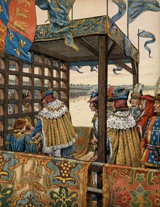 Frankrigs historie i middelalderen (middelalderen): møde mellem kongen af Frankrig Ludvig XI kendt som den forsigtige (1423-1483) og Edvard IV af England (1442-1483) i Picquigny til underskrivelsen af en syv-årig treve den 29. august