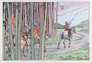 Jacques Marie Gaston Onfray de Breville dit JOB (1858 - 1931); Illustration fra "Les epees de France": Jeanne d