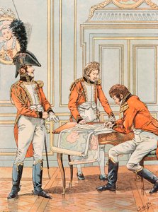 Jacques Marie Gaston Onfroy de Breville dit JOB (1858-1931) - Udrustning af franske tropper til enhver tid: Aide de camp of vice Connetable Louis Alexandre Berthier (1753-1815), Prince de Neuchatel, Generalmajor, Privat Samling af pseudonym for Onfray de Breville Jacques Job