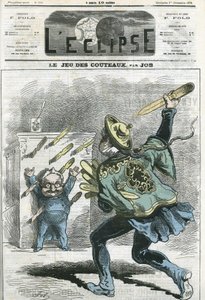 Le jeux des knives, Adolphe Thiers (1797-1877), fransk historiker og statsmand. Cover i "" L