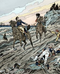 Leopold Hugo giver en drink til en fjende, der søger at dræbe ham af pseudonym for Onfray de Breville Jacques Job