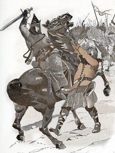 Louis VI le Gros i slaget ved Bremule (1119) "Vi tager ikke kongen af Frankrig, hverken i krig eller i skak!" af pseudonym for Onfray de Breville Jacques Job