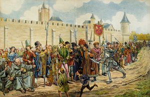Ludvig XI af Frankrig, kendt som den forsigtige (1423-1483), anmeldt den 14. september af pseudonym for Onfray de Breville Jacques Job