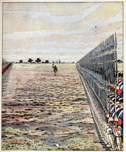 Skyd de første, gentlemen engelske ord af greven af Auteroche udtalt i slaget ved Fontenoy den 11/05/1745 under den østrigske arvefølgekrig (1740-1748). Illustration af Job (Jacques Marie Gaston Onfray og Breville) (Jacques-Marie) (185) af pseudonym for Onfray de Breville Jacques Job