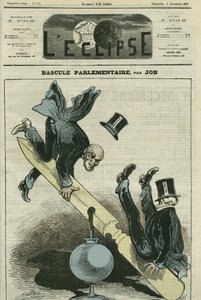 Folketinget skifter mellem højre og venstre parti. Cover i "" L