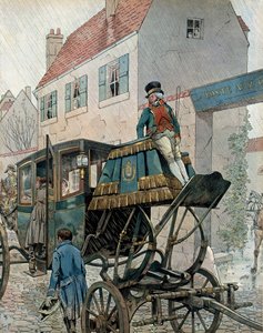 Meeting of Napoleon I Bonapartedani af pseudonym for Onfray de Breville Job