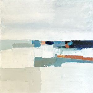 Abstrakt havhorisont af sandrine