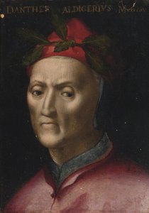 Portræt af Dante Alighieri 1265-1321 af second half 16th cen. Italian