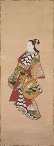 Kurtisane af studio of Kaigetsudō Ando