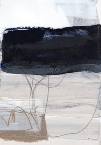 Stille abstrakt sort blok af uplusmestudio