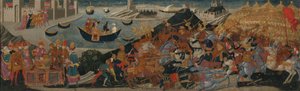 Slaget ved Pharsalus og Pompejus død, 145560 af workshop of Apollonio di Giovanni