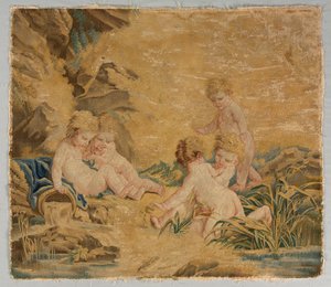 Børn leger: Badet af workshop of Charron