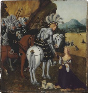 Kejser Maximilian I som Sankt Georg