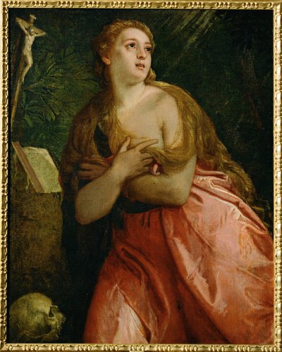Maria Magdalena gør bod af (1528-88) Veronese