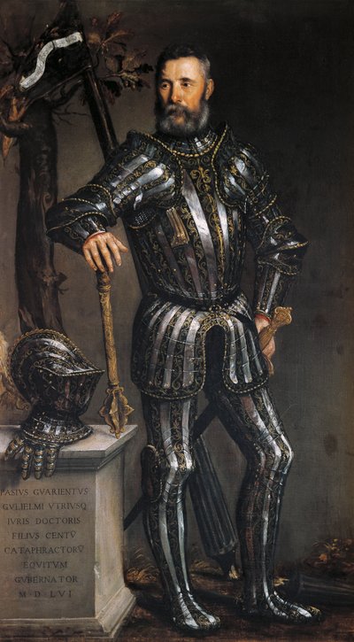 Portræt af Pase Guarienti af Paolo Caliari (1528-1588), olie på lærred af (1528 88) Veronese
