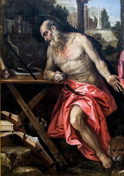 Sankt Jerome af (1528-88) Veronese