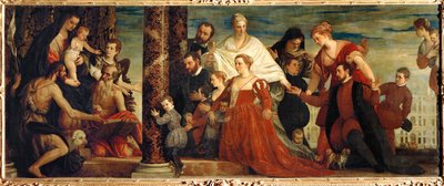 Madonna og Cuccina-familien af (1528-88) Veronese