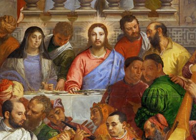 Brylluppet på Cana ... af (1528-88) Veronese