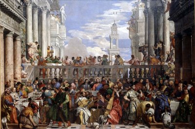 The Wedding of Cana (Miraklet af forvandlingen af vand til vin af Veronese af Veronese