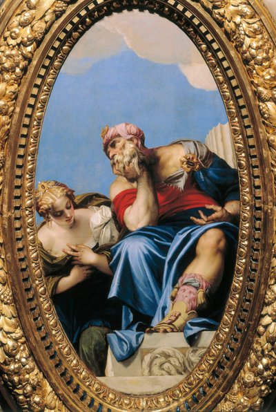 Den orientalske gamle mand og den unge kvinde af Veronese