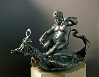 Dværgen Morgante Braccio di Bartolo, dværgen fra Cosimo I de Medici (Cosimo I de Medici). Bronzeskulptur af Giambologna (Giovanni da Bologna eller Johannes af Bologna eller Boulogne af Giambologna