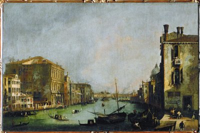 Canal Grande i Venedig (maleri på lærred) af (1697-1768) Canaletto