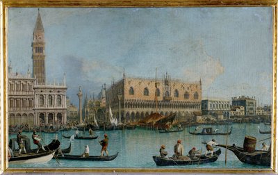 Palazzo Ducale i Venedig (maleri på lærred) af (1697-1768) Canaletto