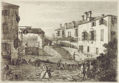 Dolo-porten (ætsning) af Canaletto