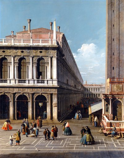 Piazza San Marco - Canaletto (1697-1768). Olie på lærred af Canaletto
