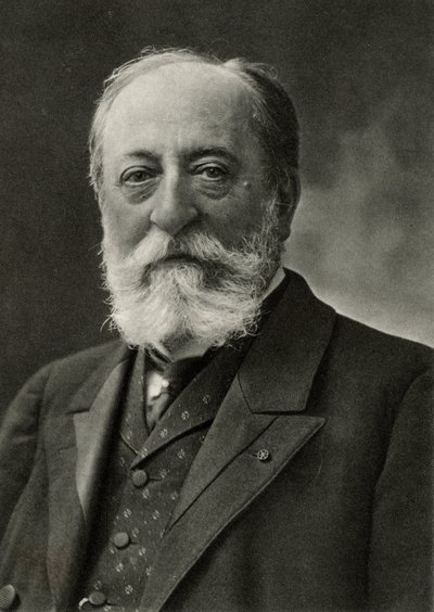 Camille Saint Saens (Saint-Saens) (1835-1921) fransk komponist og organist (s/h foto) af (1820 1910) Nadar