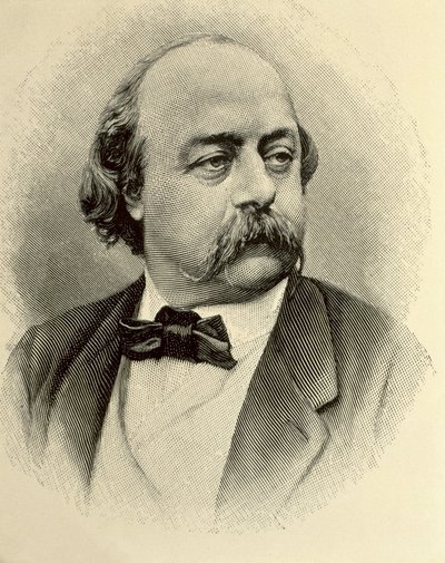 FLAUBERT, Gustave (1821-1880). Engelsk forfatter. Gravering af (1820 1910) (after) Nadar