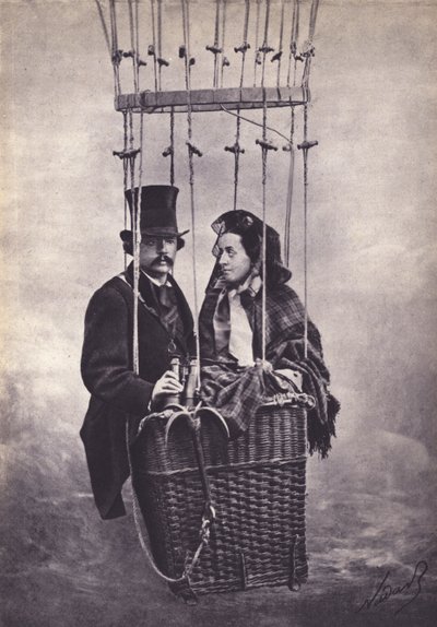 Nadar, fransk fotograf og aeronaut (s/h-foto) af (1820 1910) (after) Nadar