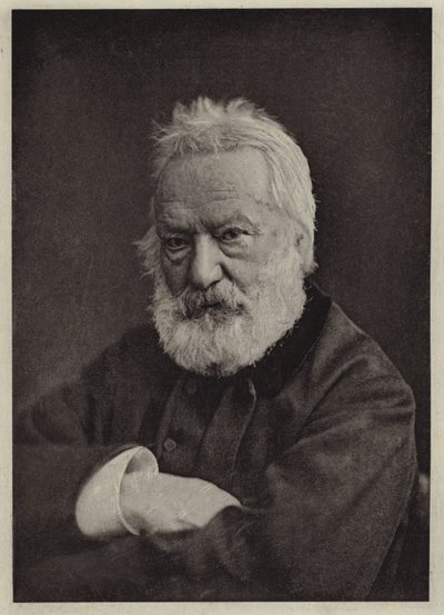 Victor Hugo (s/h foto) af Nadar