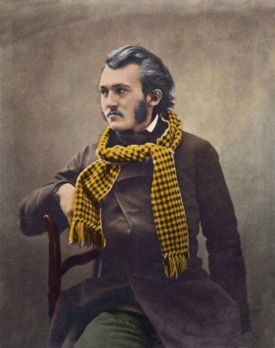 Gustave Dore (1832-1883) af Felix Nadar - senere farvelægning af Nadar