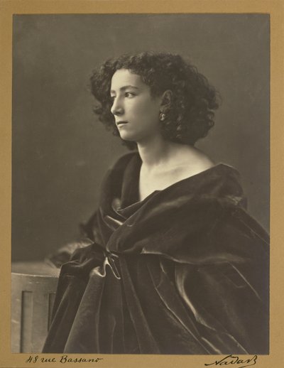 Portræt af Sarah Bernhardt i 1864 af Nadar af Nadar