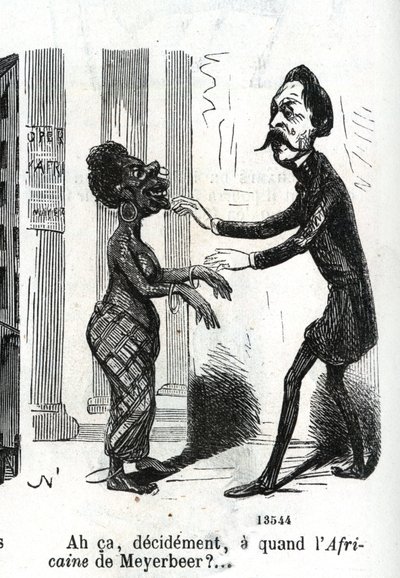 Hvornår er Giacomo Meyerbeer afrikansk? af Nadar