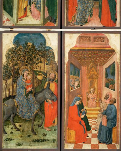 12 scener fra Jomfru Marias liv ... af (active c.1463 c.1490) Master of Wilten