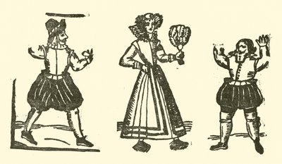 Illustration til The Roxburghe Ballads (træsnit) af (after) English School