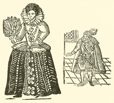 Illustration til The Roxburghe Ballads (træsnit) af (after) English School