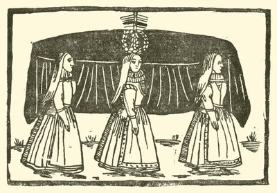 Illustration til The Roxburghe Ballads (træsnit) af (after) English School