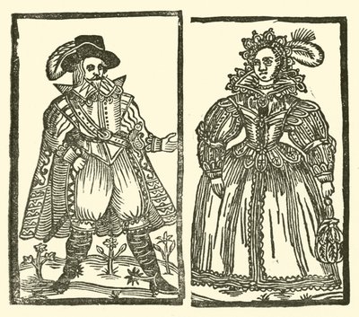 Illustration til The Roxburghe Ballads (træsnit) af (after) English School