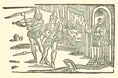 Illustration til The Roxburghe Ballads (træsnit) af (after) English School