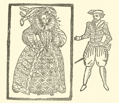Illustration til The Roxburghe Ballads (træsnit) af (after) English School