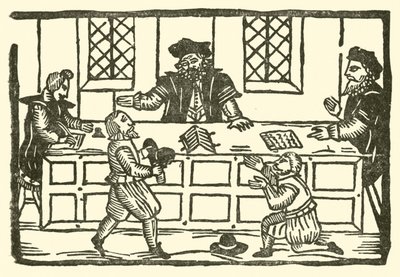 Illustration til The Roxburghe Ballads (træsnit) af (after) English School