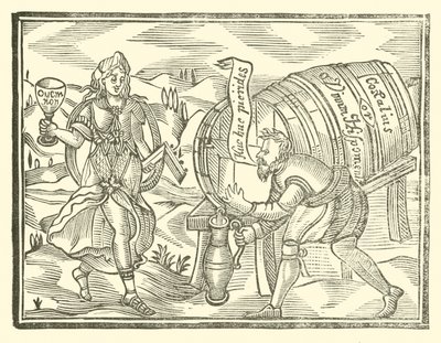 Illustration til The Roxburghe Ballads (træsnit) af (after) English School